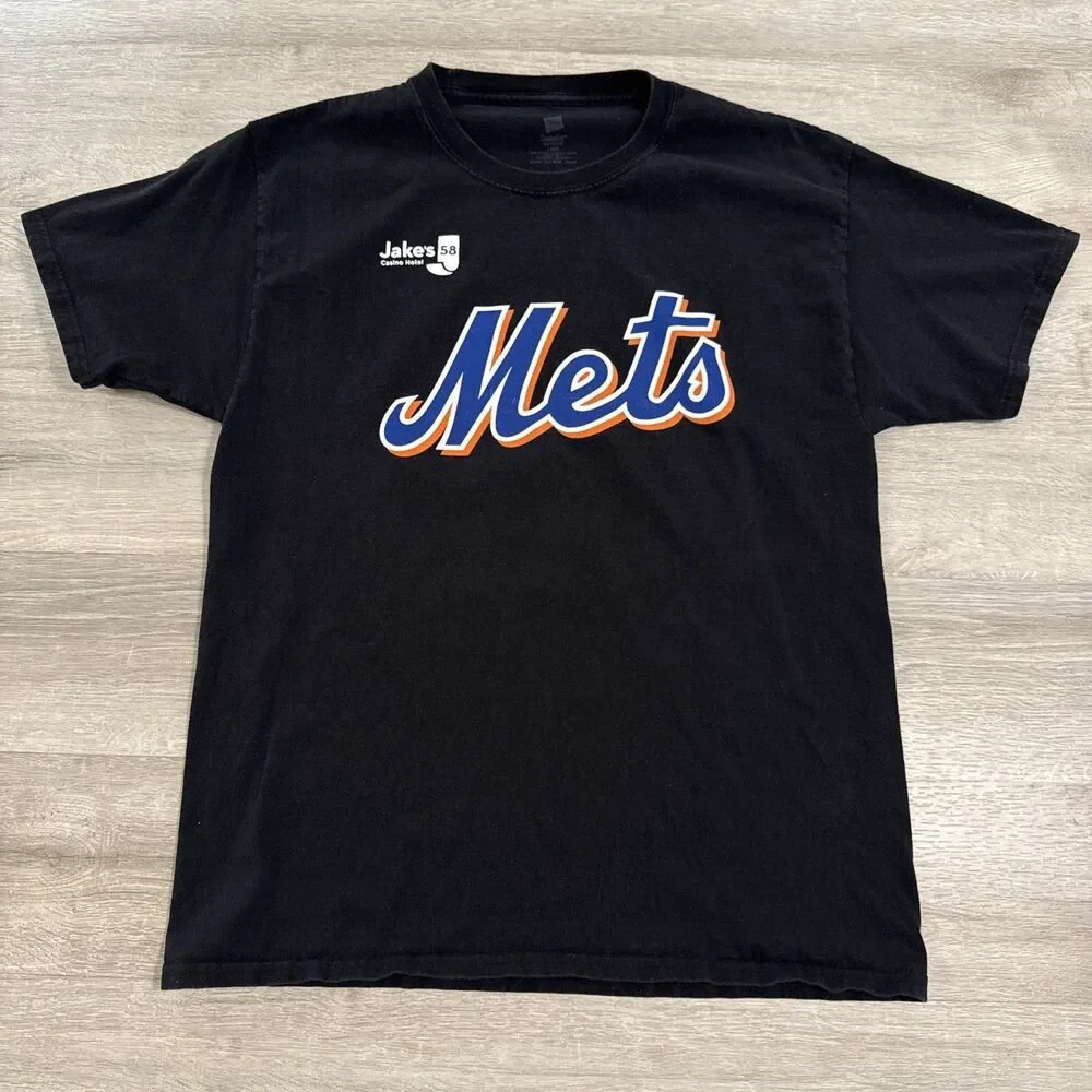 Pete Alonso Shirt New York Mets MLB Baseball Men’s Black Large 100% Cotton